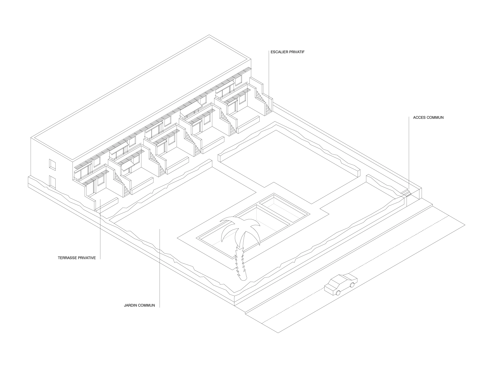 Tiered residence - 1 
