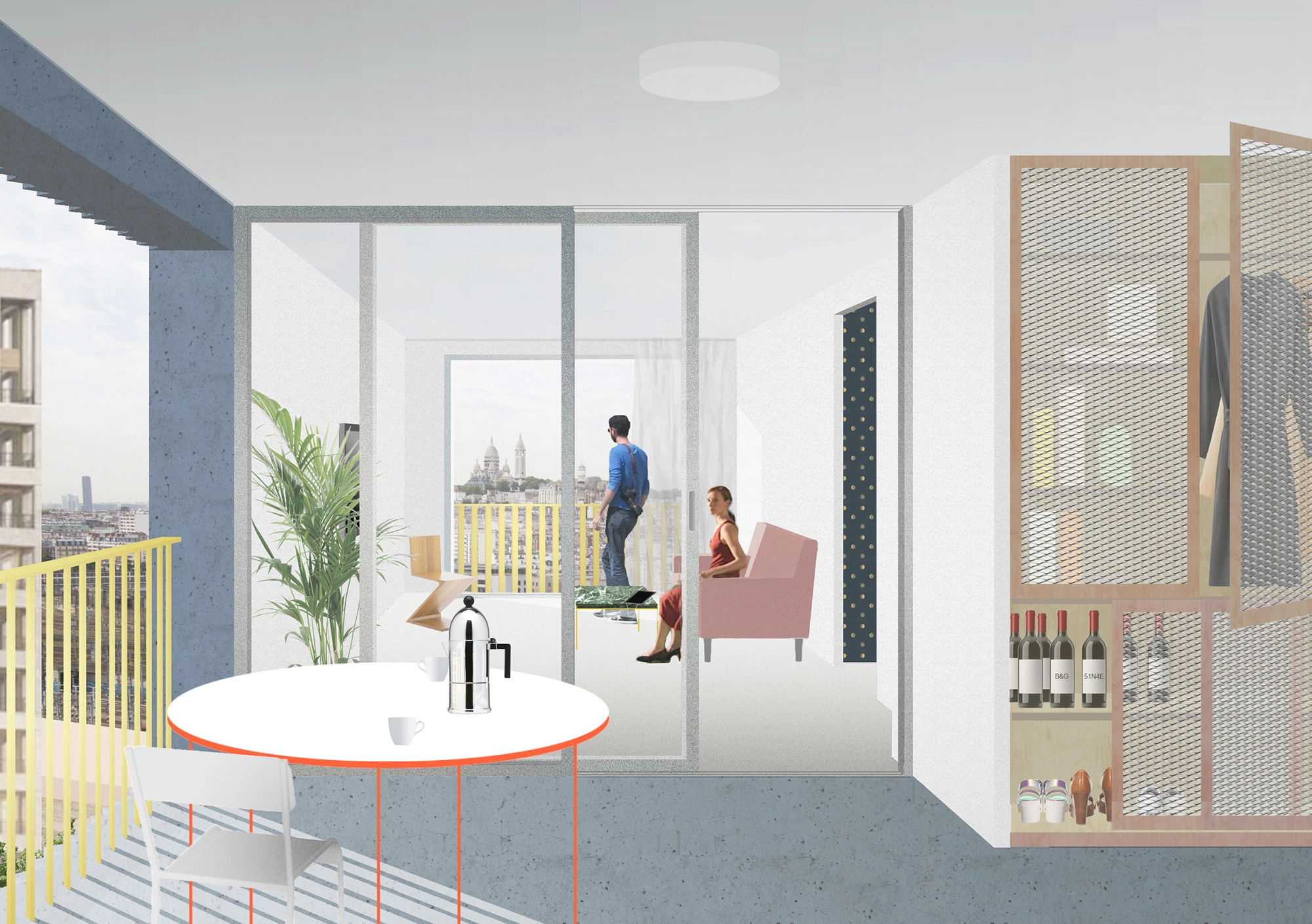 COLLECTIVE HOUSING UNITS - CHAPELLE INTERNATIONAL - 2 