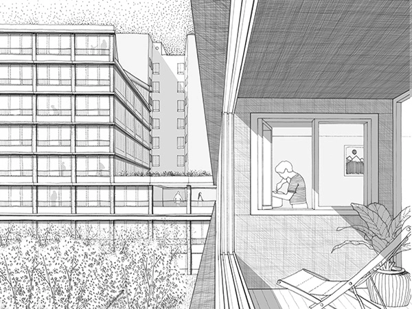 TRANSFORMATION DE BUREAUX EN LOGEMENTS - MACDONALD