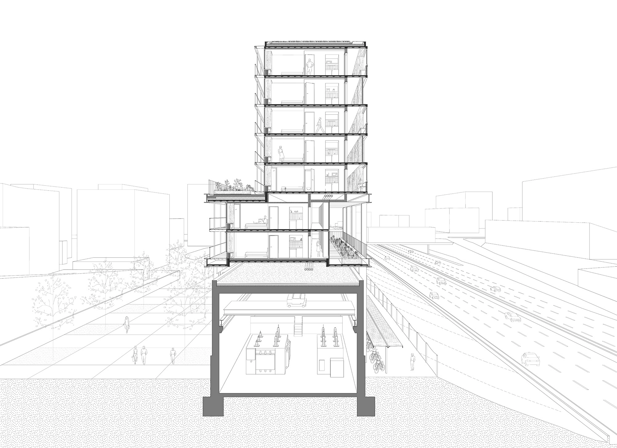 GYM AND STUDENT RESIDENCE - 3 