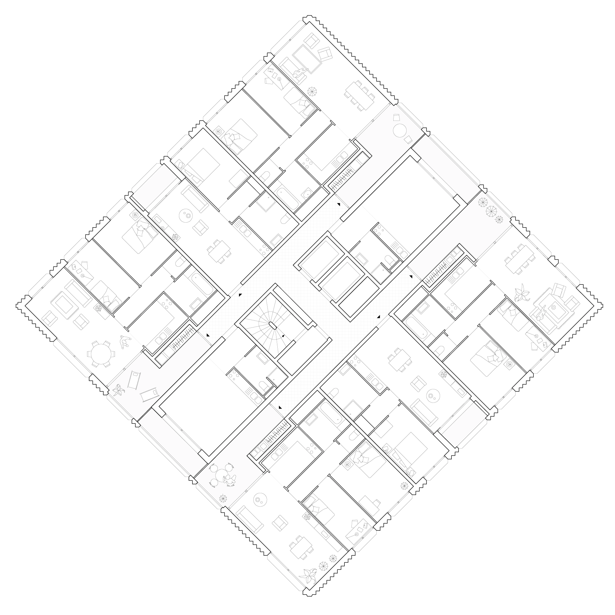COLLECTIVE HOUSING UNITS - CHAPELLE INTERNATIONAL - 1 