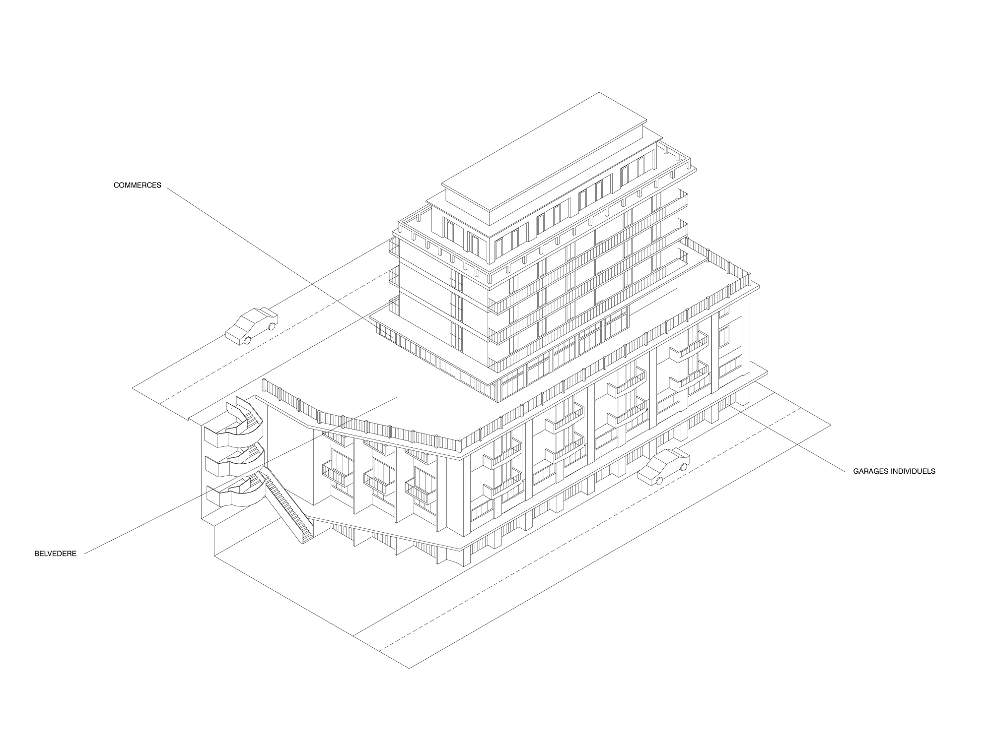 Superimposed buildings - 1 
