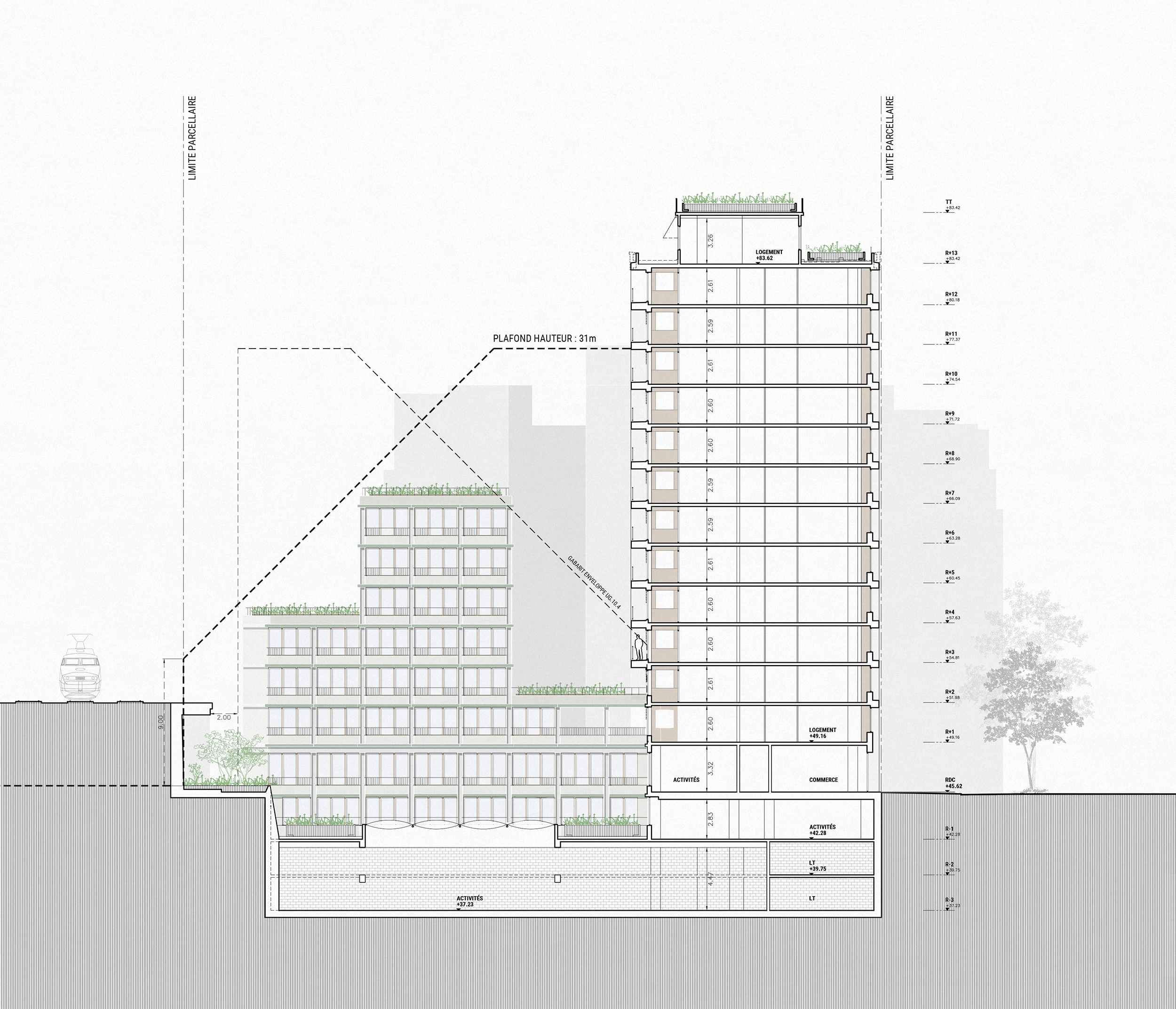TRANSFORMATION DE BUREAUX EN LOGEMENTS - MACDONALD - 4 