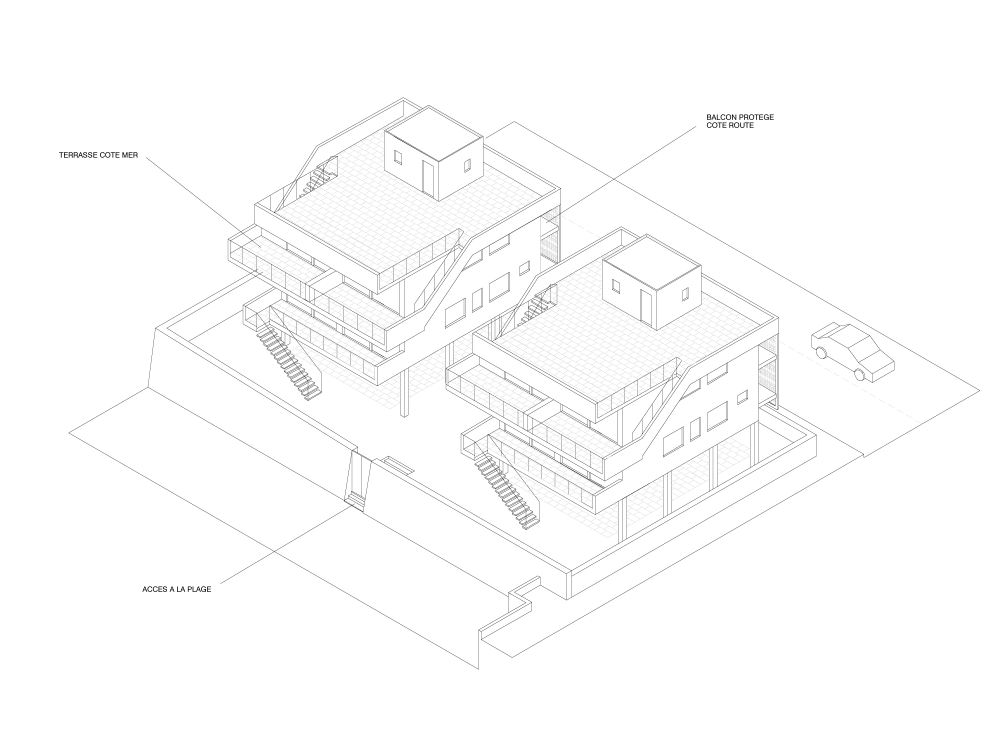 Twin houses - 2 