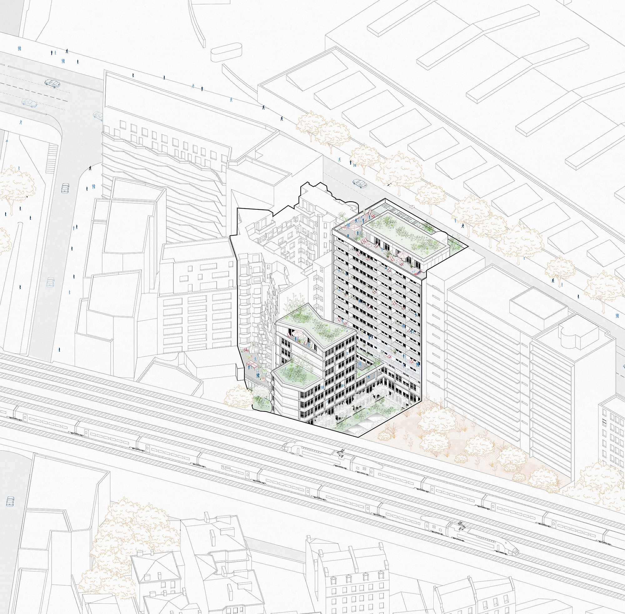 TRANSFORMATION DE BUREAUX EN LOGEMENTS - MACDONALD