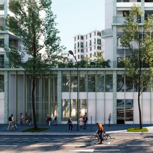 School, nursery and collective housing units, paris